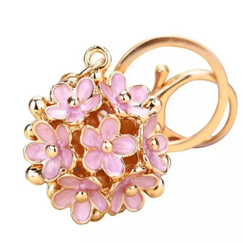 ‎FLORAL RHINESTONE KEYRING